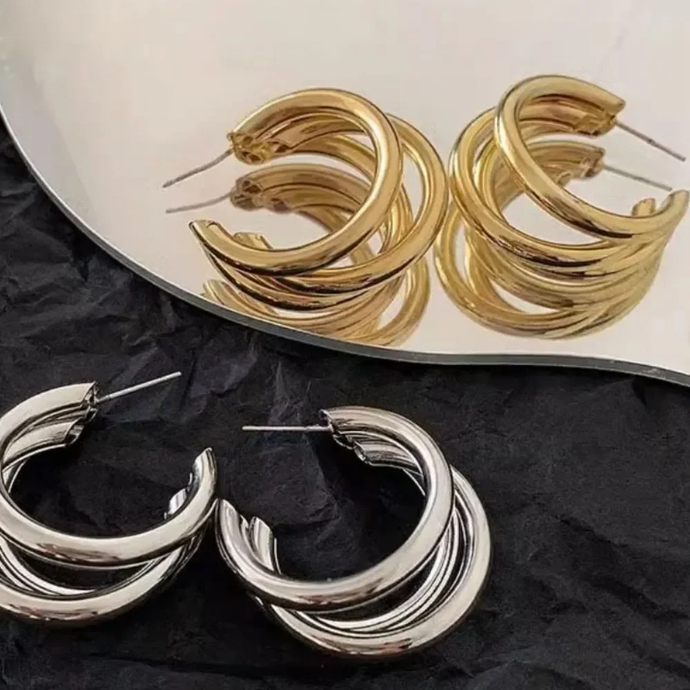 Natasha Couture 3-Layer Dangle Earring Set‎